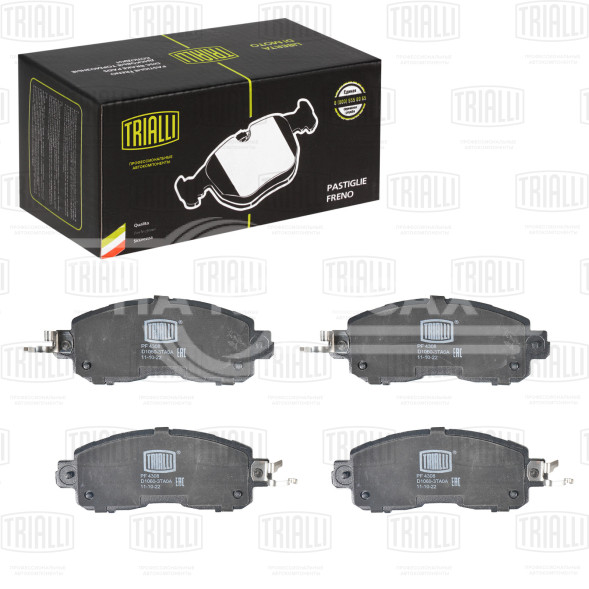 Колодки тормозные дисковые передние для автомобилей Nissan Juke (10-) / Teana (13-) / Tiida (04-) / Sentra (14-)