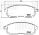 Колодки тормозные дисковые передние для автомобилей Nissan Juke (10-) / Teana (13-) / Tiida (04-) / Sentra (14-)