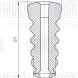 Буфер (отбойник) хода сжатия заднего амортизатора для автомобиля Лада Vesta (15-)