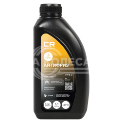 Антифриз для автомобилей Renault (Lada, Nissan) -40°С, карбоксилатный флуоресцентный, OAT, Type D, 1л/1.07кг