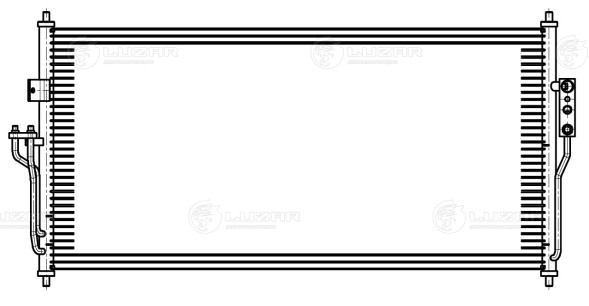 Радиатор кондиционера для автомобилей Almera Classic (05-)