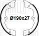 Колодки тормозные для автомобилей Honda Accord VIII (08-) / Legend (06-) барабанные стояночного тормоза 190x27