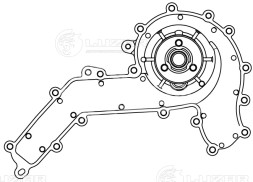 Насос водяной для автомобилей VW Touareg (10-)/Audi Q7 (15-) 3.0TDI [EA897 evo]