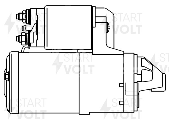 Стартер для автомобилей Suzuki Grand Vitara (05-) 2.0i 1,7кВт