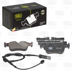 Колодки тормозные дисковые задние для автомобилей BMW X1 (F48) (14-) / 2 (F45) (14-) (в комплекте с датчиком)