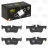 Колодки тормозные дисковые задние для автомобилей BMW X1 (F48) (14-) / 2 (F45) (14-) (в комплекте с датчиком)