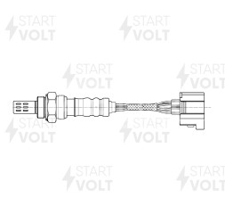 Датчик кислорода для автомобилей ГАЗ 31105 (03-)/3102 (92-)/Volga Siber (08-) двигатель Chrysler 2.4i