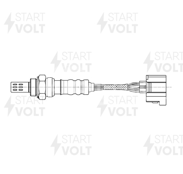 Датчик кислорода для автомобилей ГАЗ 31105 (03-)/3102 (92-)/Volga Siber (08-) двигатель Chrysler 2.4i