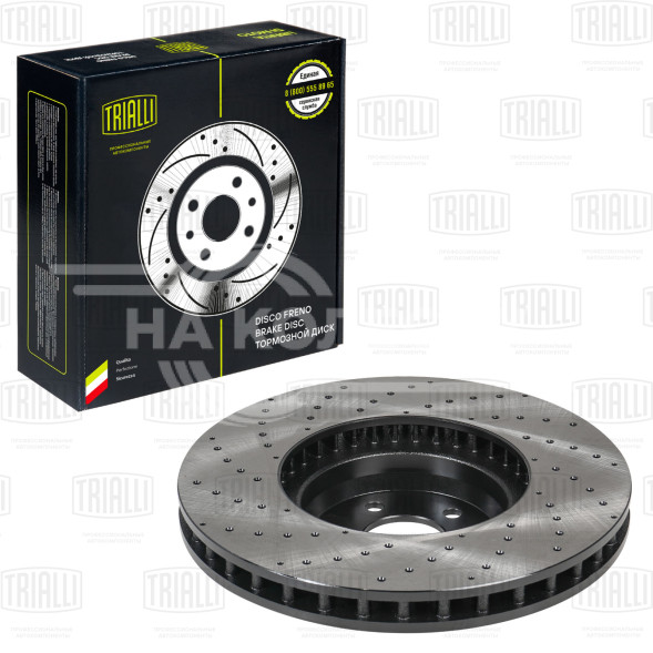 Диск тормозной передний для автомобилей Mercedes E (W213) (16-) / GLC (X253) (15-) d=360 (перфорированный)