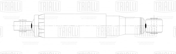 Амортизатор задний для автомобиля Fiat Doblo (05-) усиленная подвеска