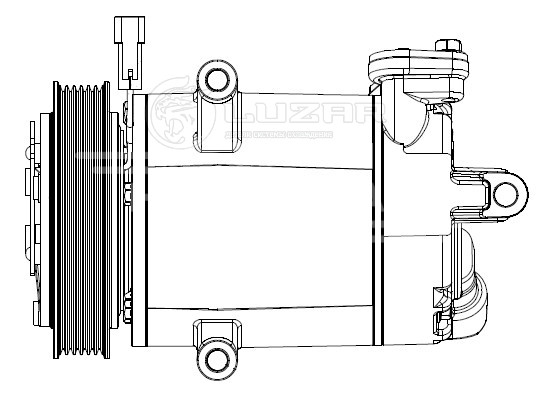 Компрессор кондиционера для автомобилей Boxer (06-)/Jumper (06-)/Transit (06-) 2.2JTD (127mm 6PK)