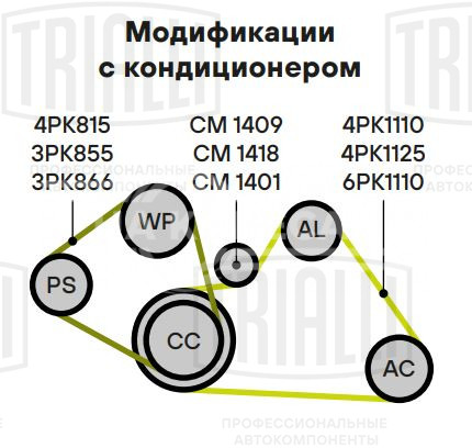 Ролик привод. ремня для автомобилей Nissan Note (04-)/Micra (02-) 1.0i/1.2i/1.4i [CR]/Almera N15 (95-) 1.6i [GA16] (натяжной) генератора (CM 1409)