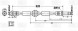 Шланг тормозной передний для автомобилей VW Transporter T5 (03-)/Multivan T6 (15-) L=558мм