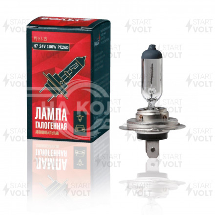 Галогенная лампа H7 24V 100W PX26D