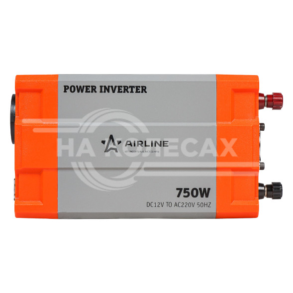 Инвертор автомобильный 12В-220В, 750 Вт