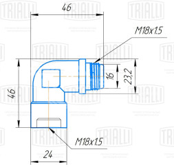 Эмулятор (обманка) датчика кислорода угловой латунный