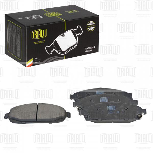 Колодки тормозные дисковые передние для автомобилей Jeep Grand Cherokee III (04-)