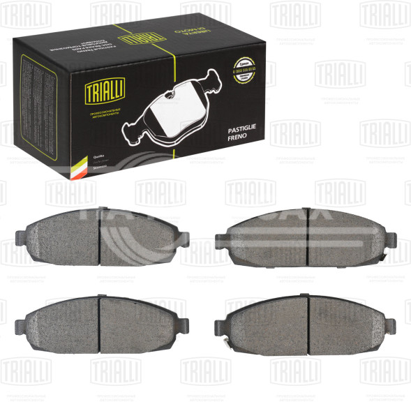 Колодки тормозные дисковые передние для автомобилей Jeep Grand Cherokee III (04-)