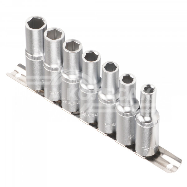 Набор головок торцевых 1/2&quot; DR шестигранных 7пр.  глубоких (8,9,10,11,12,13,14мм)