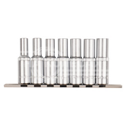 Набор головок торцевых 1/2" DR шестигранных 7пр.  глубоких (8,9,10,11,12,13,14мм)