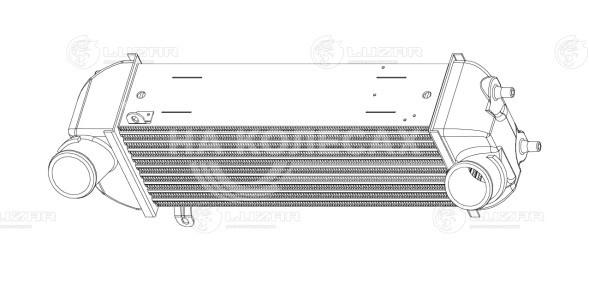 ОНВ (радиатор интеркулера) для автомобилей Sorento (09-)/Santa Fe (12-) 2.0/2.2CRDi