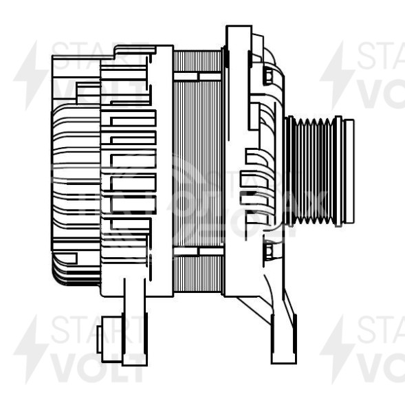 Генератор для автомобилей Mazda 3 BL (09-) 1.6i 100A