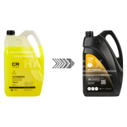 Антифриз для автомобилей Renault (Lada, Nissan) -40°С, карбоксилатный флуоресцентный, OAT, Type D, 5л/5.36кг