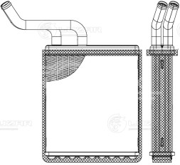 Радиатор отопителя для автомобилей Hover (05-)/Hover H3 (10-)/Hover Н5 (10-)