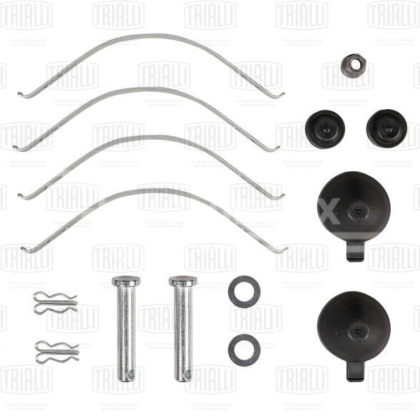 Колодки тормозные дисковые для автомобилей ГАЗ 33104, MAN, Mercedes (WVA № 29115) с монтажным комплектом