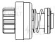 Привод стартера (бендикс) для автомобилей ГАЗ ГАЗон Next с дв. ЯМЗ-534/536