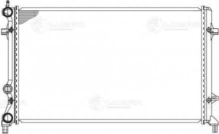 Радиатор охлаждения для автомобилей VW Jetta (11-) 1.6i/2.0i/2.5i