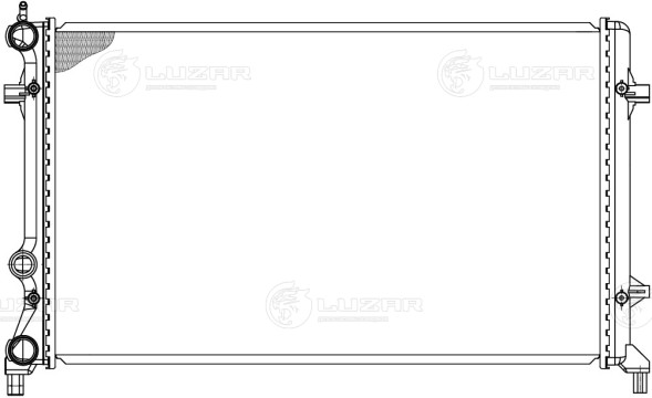 Радиатор охлаждения для автомобилей VW Jetta (11-) 1.6i/2.0i/2.5i