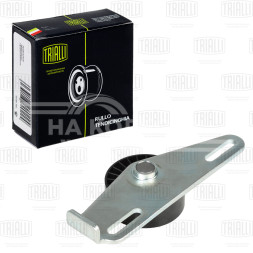 Ролик приводного ремня для автомобилей Renault Logan (08-) 1.4i/1.6i 8V (с ГУР без конд.) (с кронштейном)