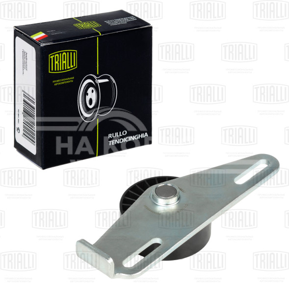 Ролик приводного ремня для автомобилей Renault Logan (08-) 1.4i/1.6i 8V (с ГУР без конд.) (с кронштейном)