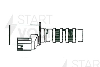 Клапан электромагнитный регулировки фаз ГРМ для автомобилей Infiniti QX56 (04-) 5.6i/FX (S50) (02-) 4.5i левый впускной