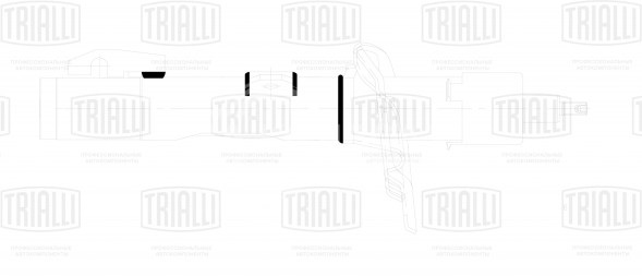 Амортизатор (стойка) передний левый/правый для автомобиля Ford Transit (13-) FWD