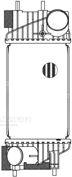 ОНВ (радиатор интеркулера) для автомобилей Juke (10-) 1.6T