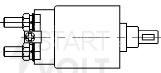 Реле втягивающее стартера для автомобилей Nissan Terrano (89-) 2.7D