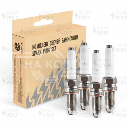 Комплект свечей зажигания для автомобилей VAG Octavia A8 (12-)/Rapid (12-) 1.4TSI Pt+Pt (кмпл. 4шт)