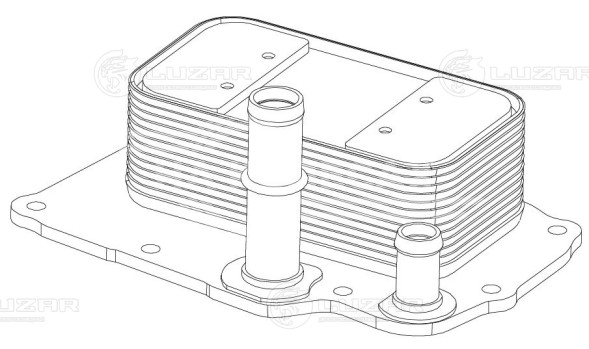 Радиатор масляный для автомобилей New Actyon/Korando C (10-) 2.0D