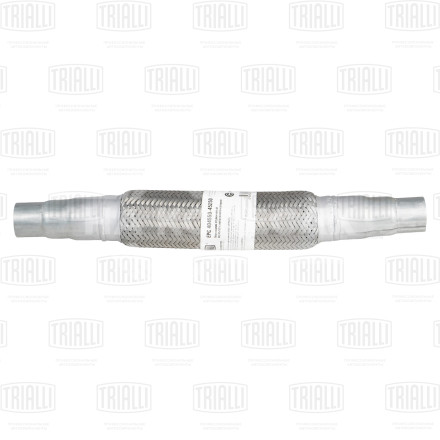 Переходник ступенчатый 40/45/50 L=450 с виброкомпенсатором 45х250 (нержавеющая алюминизированная сталь)