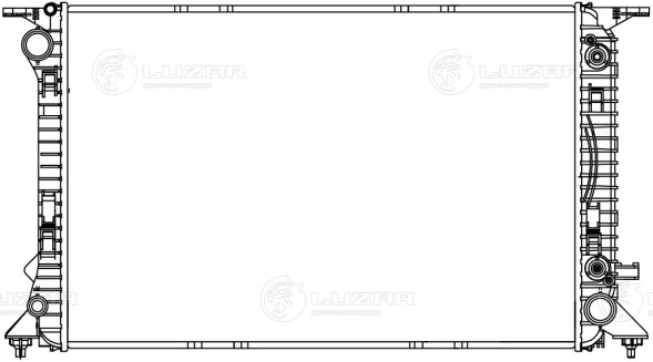 Радиатор охлаждения для автомобилей A5 (07-)/Q5 (08-)/Macan (14-) 2.7D/3.0T/3.2T/3.0T/3.0D