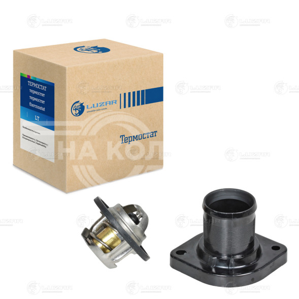 Термостат для автомобилей Peugeot 206 (00-)/307 (00-)/Citroen C4 (04-) 1.4i/1.6i (с корпусом) (89°С)