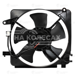 Электровентилятор охлаждения для автомобилей Chevrolet Spark M200 (05-) (с кожухом)