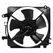 Электровентилятор охлаждения для автомобилей Chevrolet Spark M200 (05-) (с кожухом)