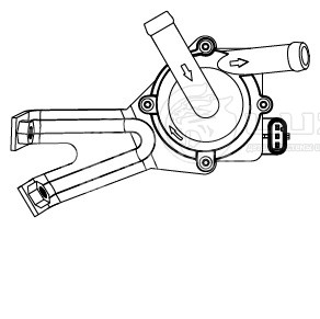 Насос водяной (электрический) для автомобилей BMW 5 (F10) (10-)/X5 (E70) (07-)/X6 (E71) (08-) 4.4i