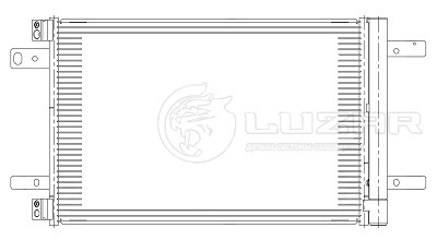 Радиатор кондиционера для автомобилей Expert (K0) (16-)/Jumpy (K0) (16-)