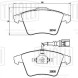 Колодки тормозные для автомобилей VW Touareg (02-) дисковые передние для тормозной системы Ate (в комплекте с двумя датчиками)