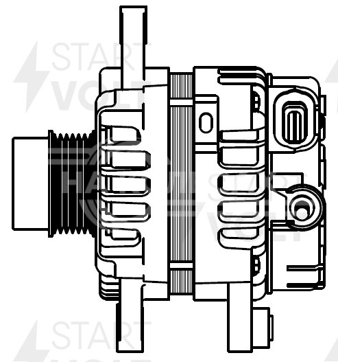 Генератор для автомобилей Kia Ceed (18-)/Hyundai Elantra (16-) 1.6i 130A