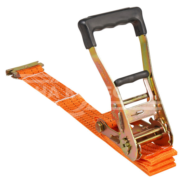 Ремень крепления груза для ЕВРОФУРЫ 2,5/5 т, 3,6 м, ширина 50 мм, с рельсовым креплением (крючки &quot;ласточка&quot;)